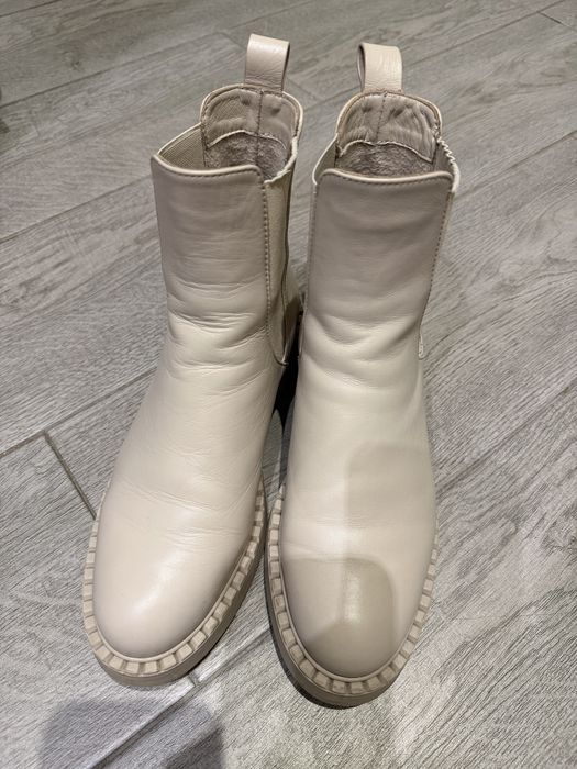 Шкіряні ботинки сапоги челсі фірмові