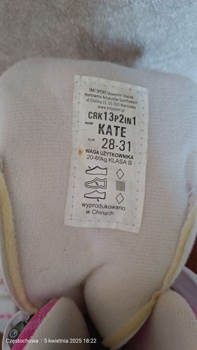 Rolki dla dziewczynki