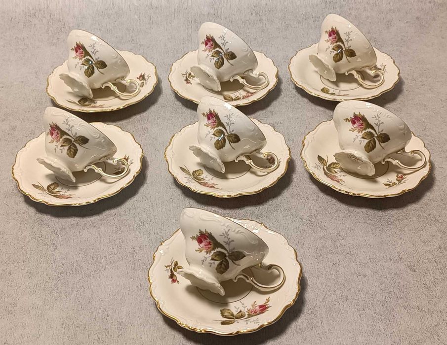 Rosenthal Pompadour Serwis 7-osobowy Moose Rose