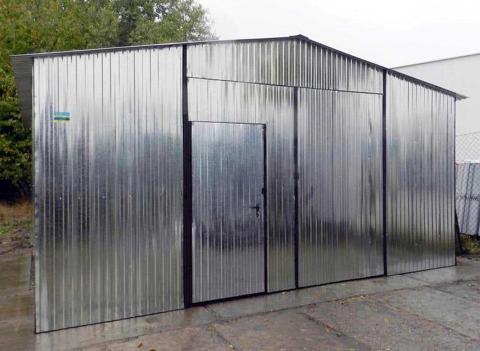 Blaszana montowana hala 6×8 m – ocynkowana
