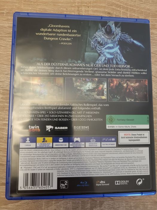 Gloomhaven Mercenaries Edition – PS4  – Język Polski nie gra planszowa