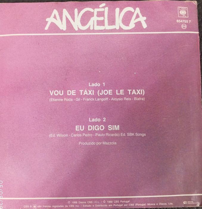 Angélica | Single Vinil 45 RPM