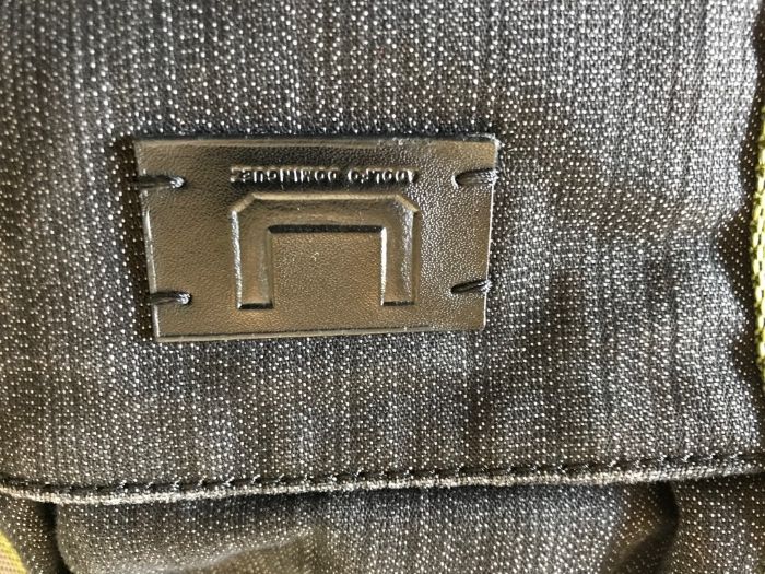 Adolfo Domingues Mala de tecido cor cinza