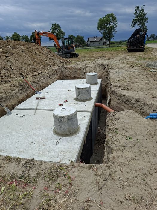 Usługi koparko-ładowarką koparka kołowa