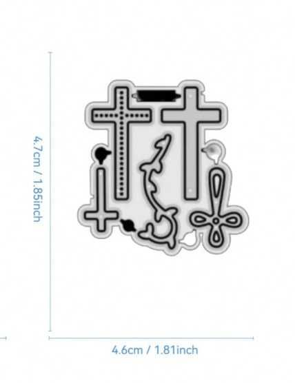 Conjunto de Cortantes Crucifixos e Enleio para Comunhão