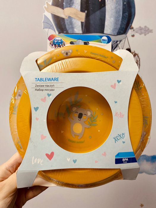 Zestaw naczyń plastikowe