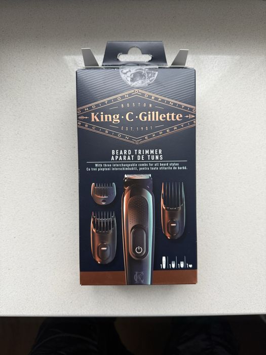 Тример King C. Gillette для бороди, повний комплект