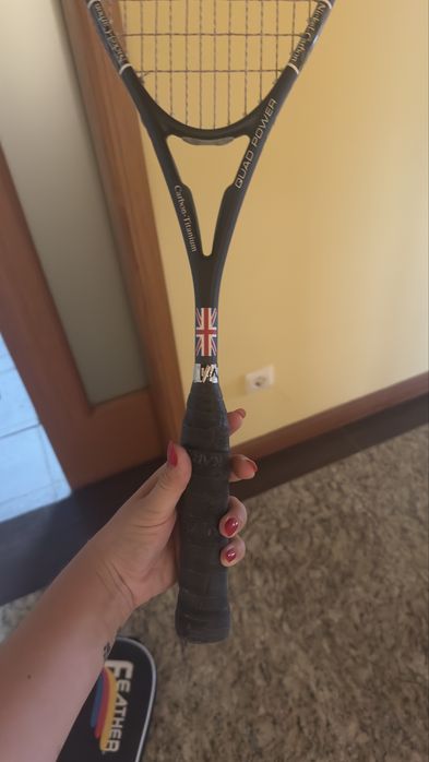 Raquete de squash
