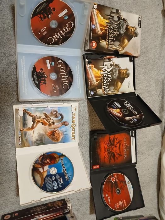 Zestaw gier pc rpg gothic witcher sacred
