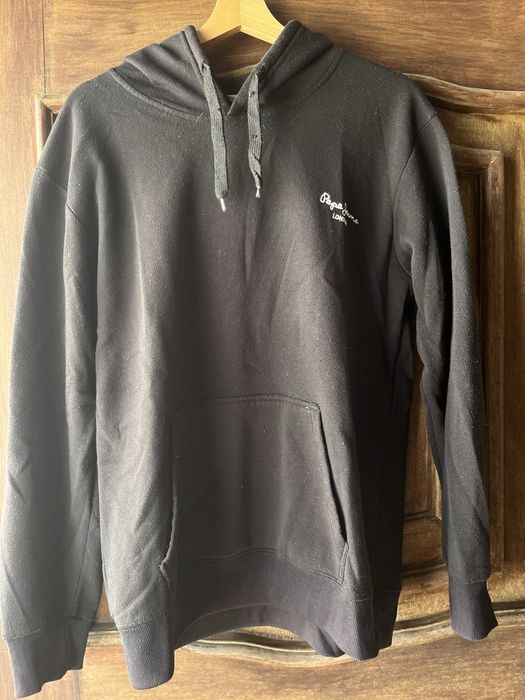 Sweatshirt / Hoodie PepeJeans preta. Tamanho 38. Unisexo.