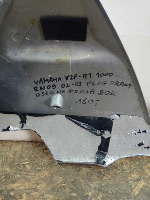 Yamaha YZF 1000 R1 RN09 02-03 osłona boczek prawy bok oryginał pług