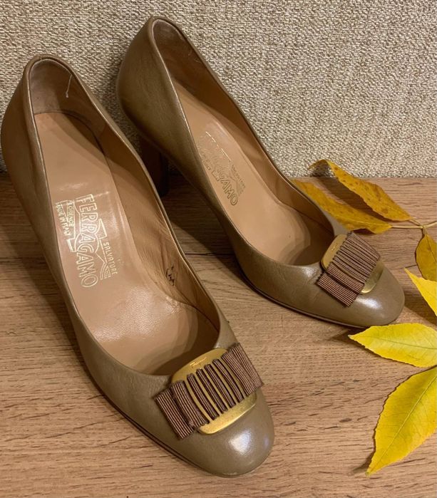 Винтажные туфли salvatore ferragamo