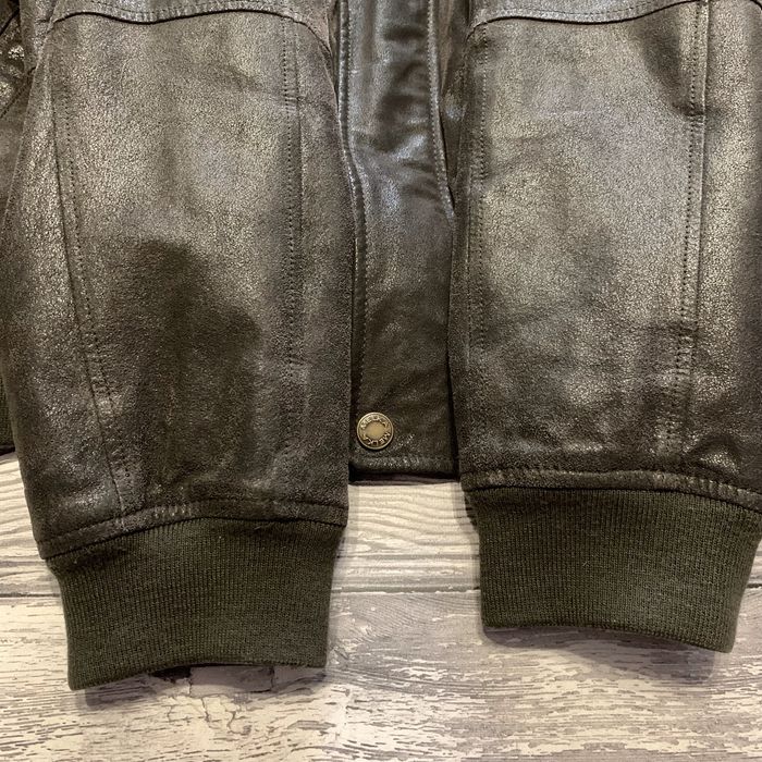 Кожаная куртка Melka Aviator Flight Hooded A2 Bomber Alpha Top Gun