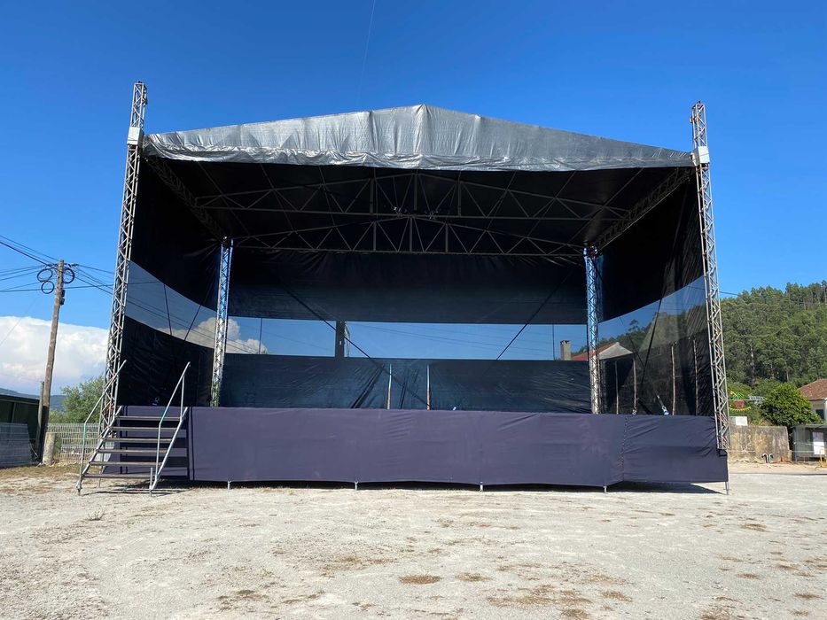 Palco 12.5x7.5m para Eventos