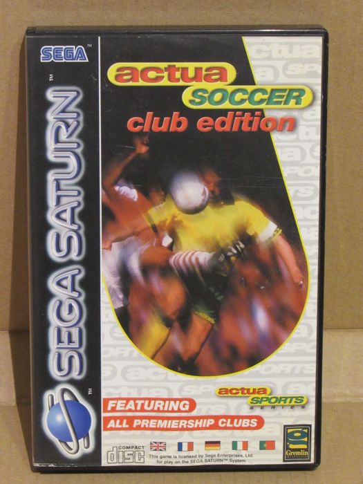 Jogo Sega Saturn Actua Soccer Club Edition