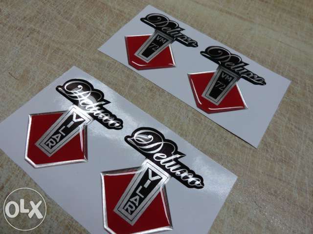 Autocolantes emblemas em resina