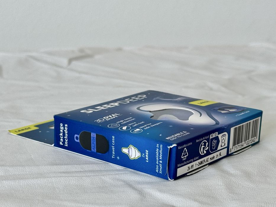 Нові беруші Alpine SleepDeep великого розміру (Large)