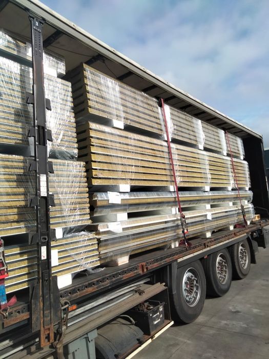 Płyta warstwowaAntracyt srebrna  PIR 60 80 100  mm. Tanio
