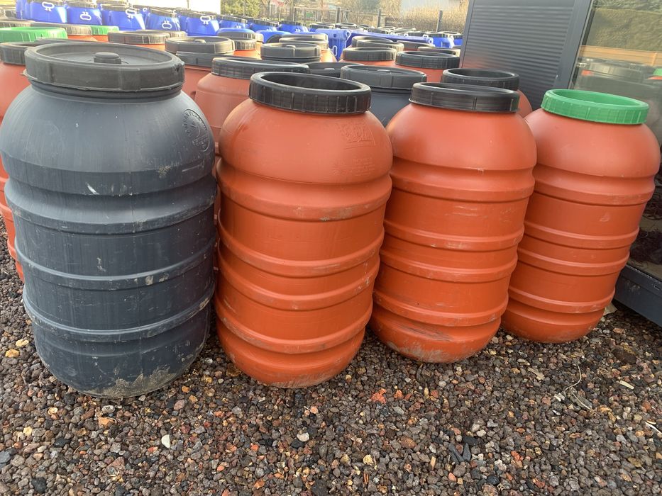 Beczki plastikowe #spożywcze#20-60l#100-160l#200-220l# transport Śląsk