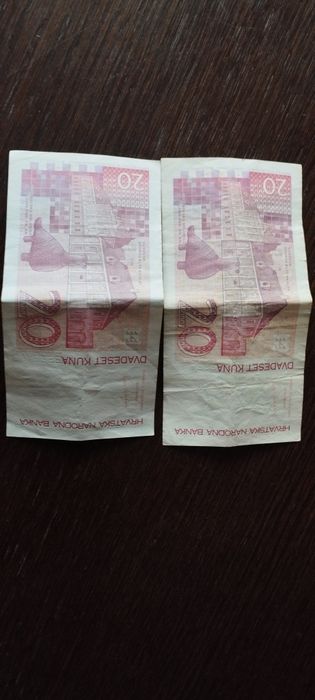 Kuna chorwacka banknoty