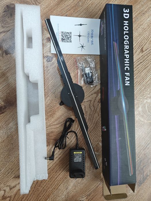 3 д 3D проектор голографічний 42см. з WiFi,  Bluetooth