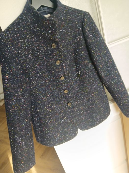 Komplet żakiet i spódnica Tatuum roz.38  granatowy  bardzo ciepły!