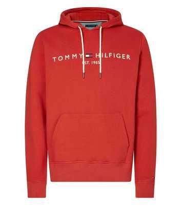 TOMMY HILFIGER Męska Bluza Bawełniana Z Kapturem Logo Hoody L