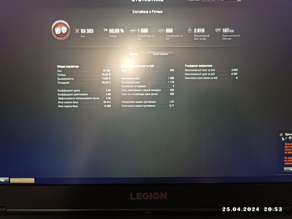 Акаунт Word of Tanks EU