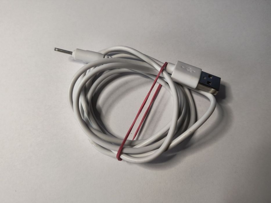 Kabel zasilający USB-A → wtyk DC (beczkowy)