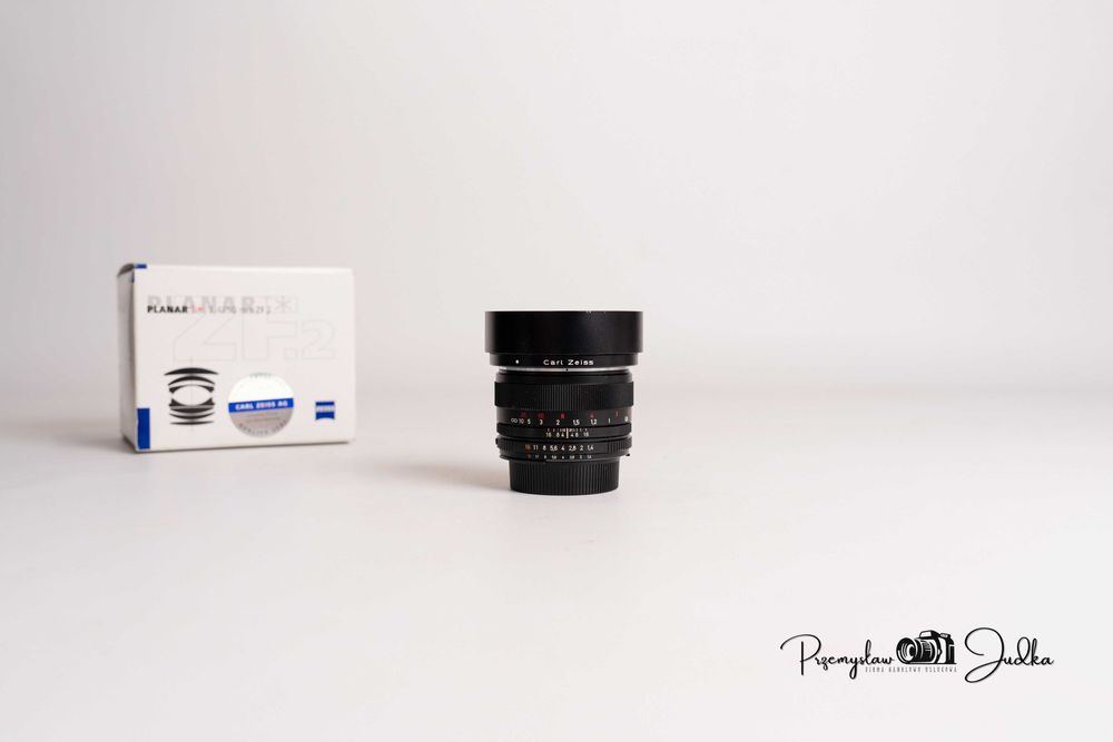Zeiss Planar T 1.4/50 ZF.2 – 50mm f/1.4 | stan IDEALNY | pełen komplet | faktura