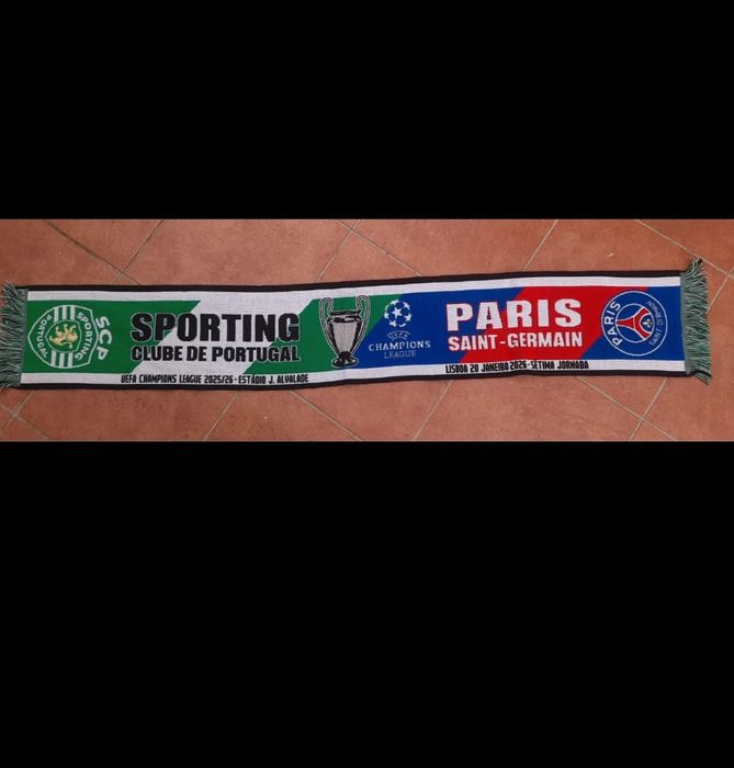 cachecol Sporting -Paris saint Germain