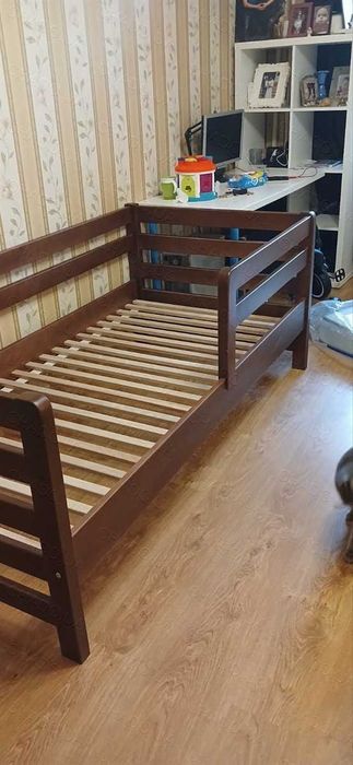 Дитяче ліжко Аврора Дерево БУК, детская кровать Колір Сірий