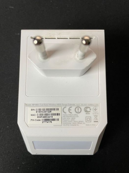 ASUS RP-N53 (802.11a/b/g/n 600Mb/s) repeater+audio