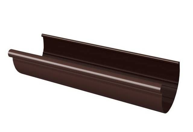 Желоб коричневый 130 мм х 3 м Profil