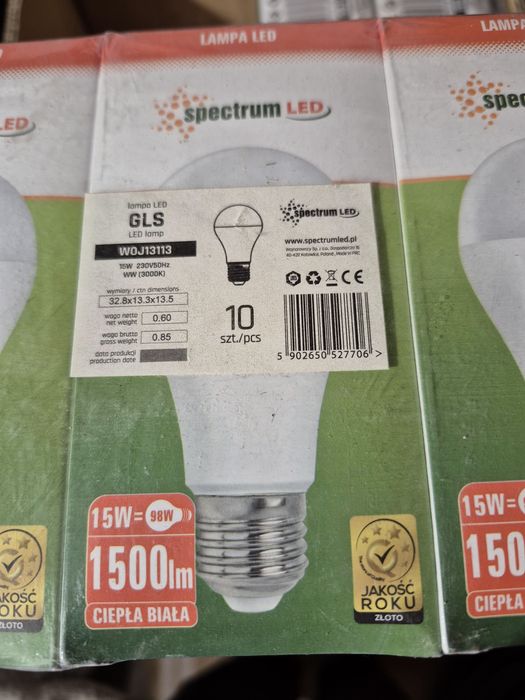 Żarówka led 15W e27