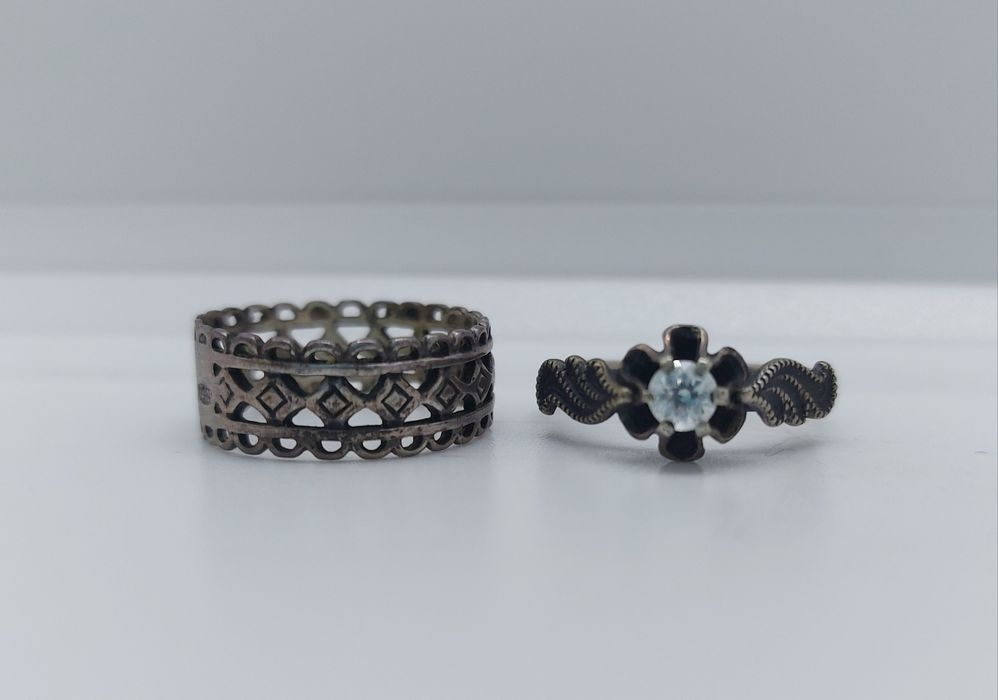 Кольца серебрянные ссср