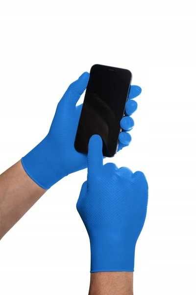 Rękawice nitrylowe 50 szt. 10-xl gogrip blue