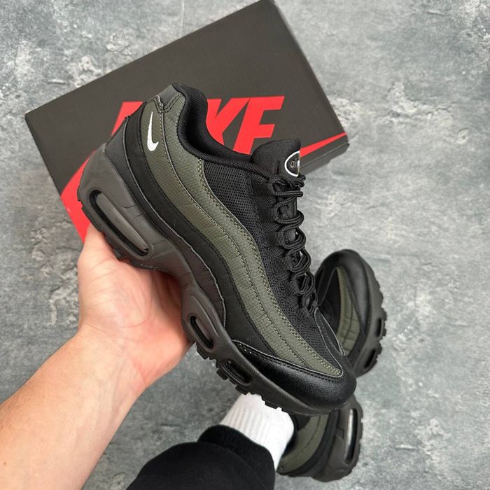 ТОП! Кросівки Nike Air Max 95 Black Olive green 41 42 43 44 45