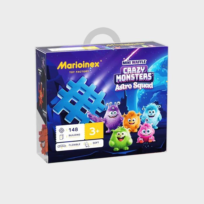 MARIOINEX 907009 crazy MONSTERS astro SQUAD 148 elementów