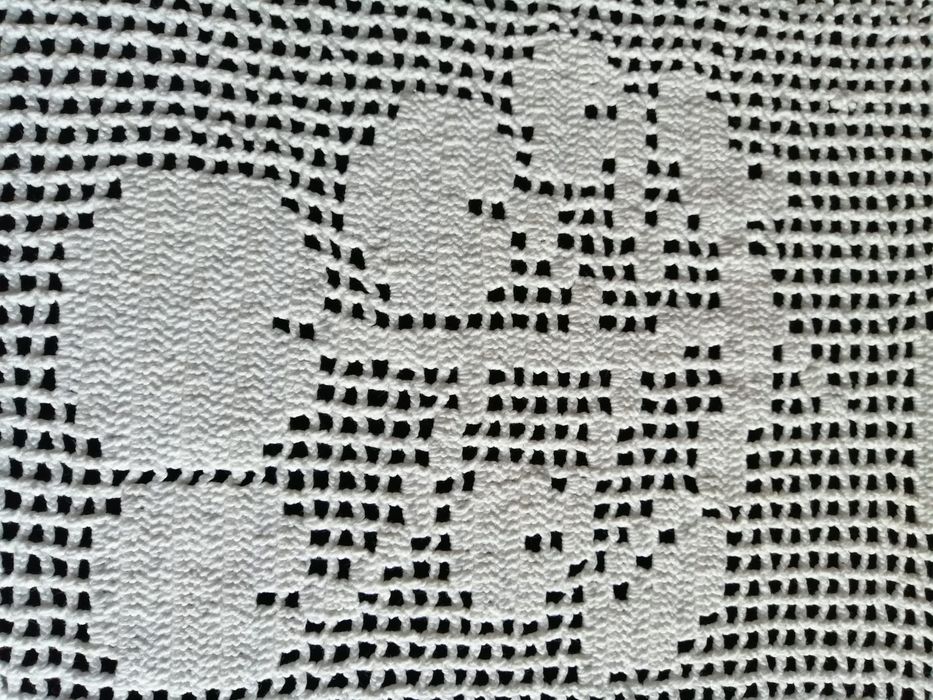 Toalha em croché português