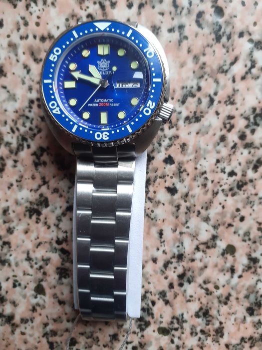 Часы  Королевская Черепаха STEELDIVE SD1972 V2 хомаж Seiko King Turtle