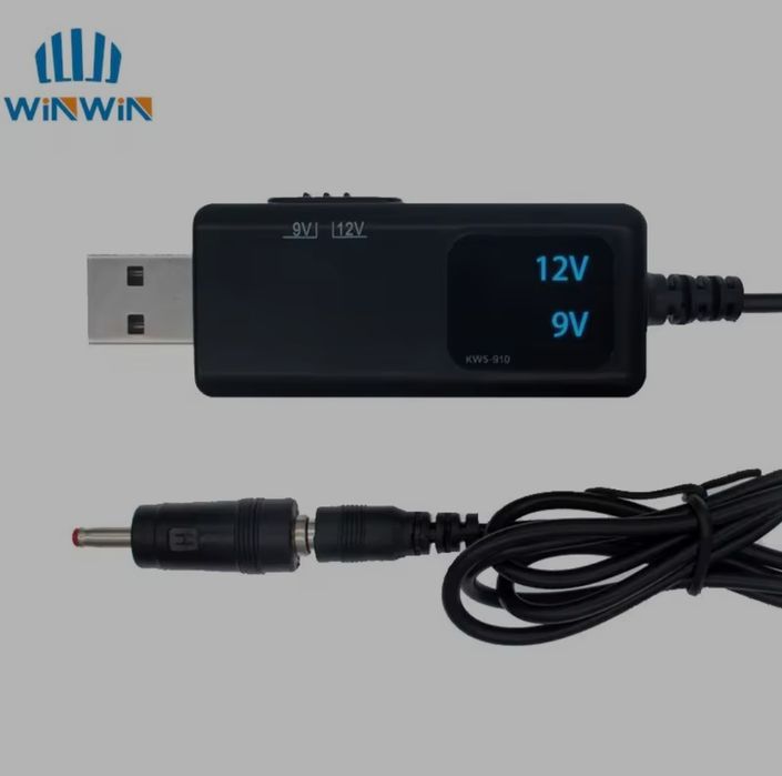 Кабель для роутера до повербанка 9v чи 12v