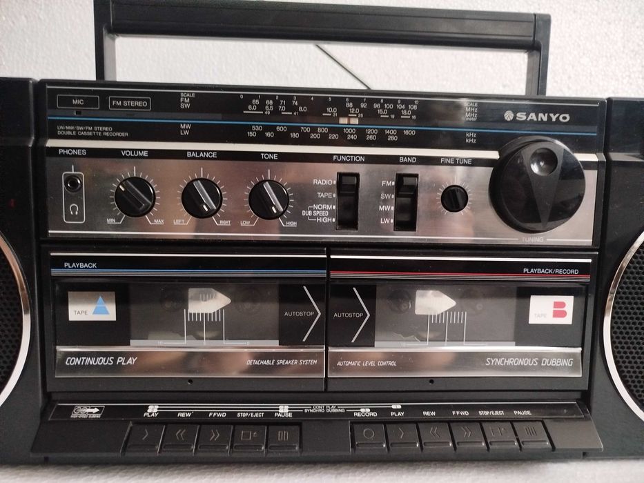Magnetofon Kasetowy z radiem SANYO W170LO