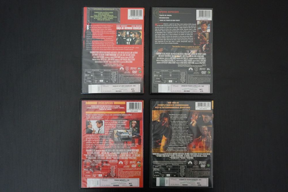 Coleção DVD Jack Ryan. Portes incluídos.