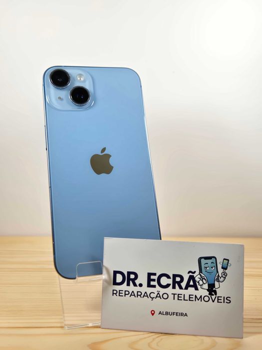 iphone 14 Azul Claro 128GB + 100% Bateria + 1 Ano de Garantia