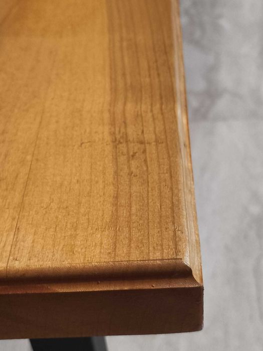 Solidny Stolik Kawowy LOFT | Gruby Blat 4cm | 115x57 | Industrialny