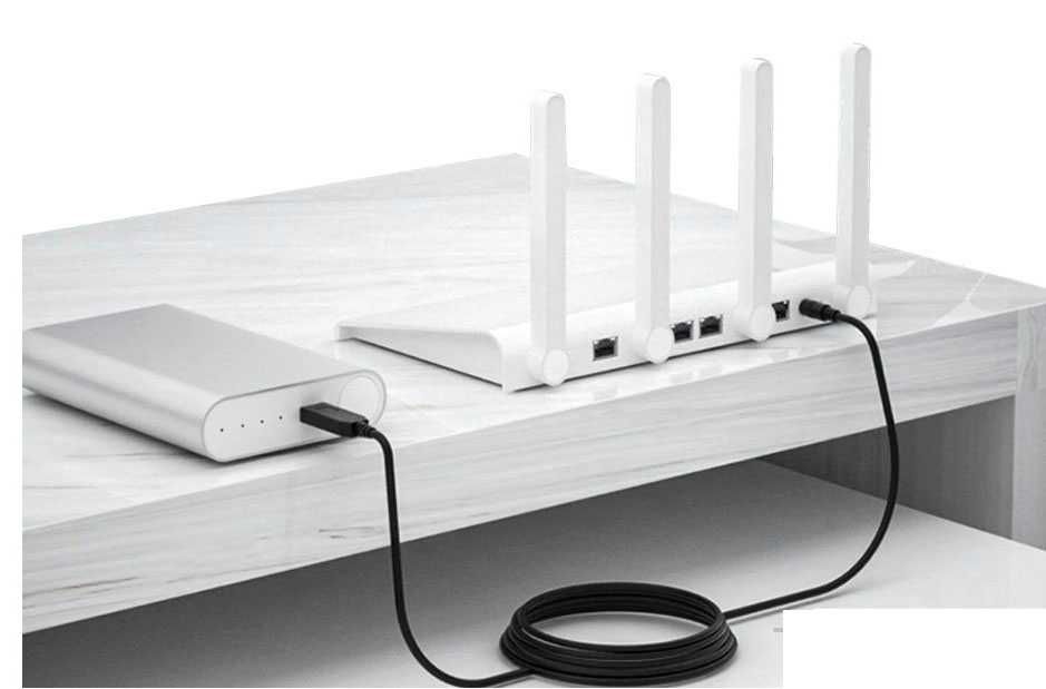 Кабель USB-DC живлення роутера USB 5V до 12V Повербанк+роутер+Інтернет