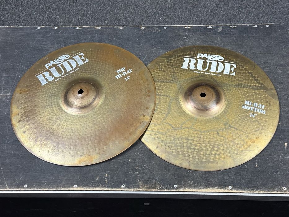 ++ PAISTE RUDE HI-HAT 14 - Talerze takerz hihat PERKUSJA ++