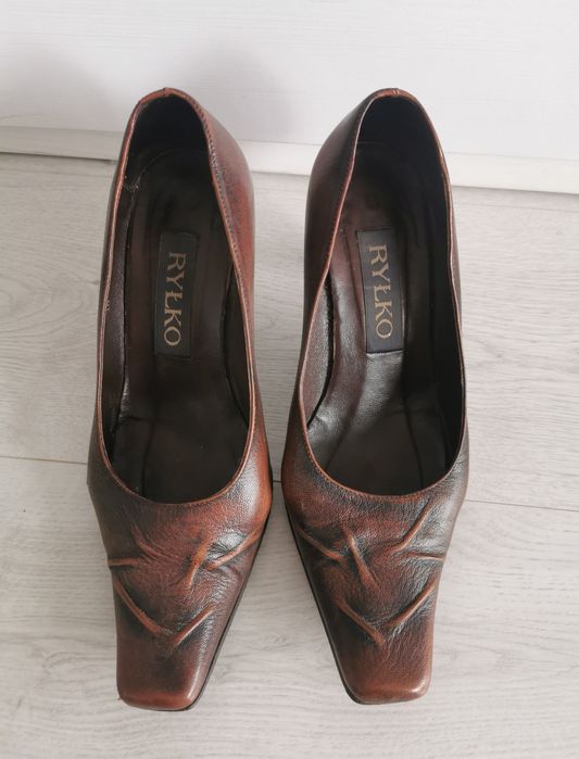 Buty skórzane Ryłko roz 37