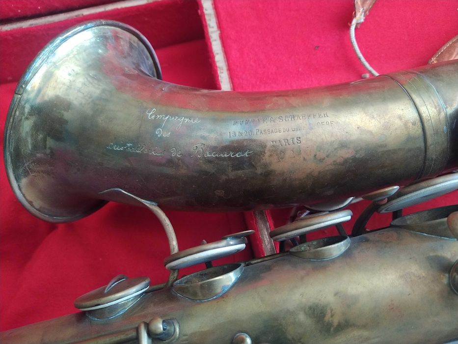 Saxofone tenor Buffet Crampon, Evette & Schaffer, ano 1880-1910